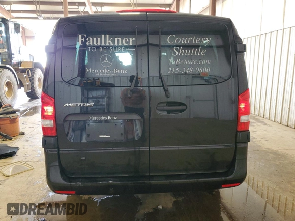 2020 Mercedes-Benz Metris with VIN W1WV0FEY1L3755527, listed as a Copart auction lot 54562495 with 36,195 mi miles and Salvage Title. Bid and sale history available at DreamBid. Image 6.