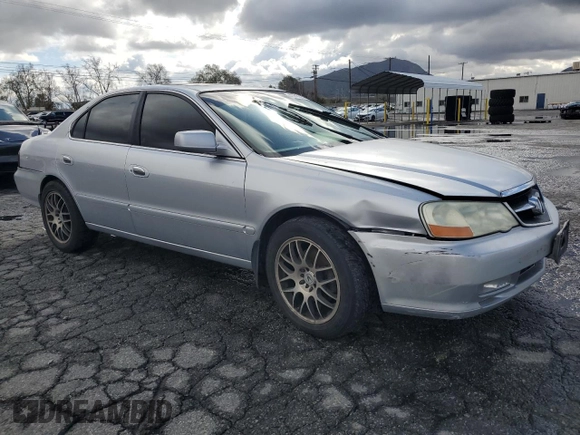 2003 Acura TL with VIN 19UUA566X3A061153, listed as a Copart auction lot 47646255 with 117,065 mi miles and Salvage Title. Bid and sale history available at carsss.com. Image 4.