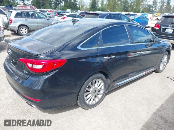 2015 Hyundai Sonata Limited with VIN 5NPE34AF3FH016440, listed as a IAAI auction lot 42057243 with 113,324 mi miles and . Bid and sale history available at carsss.com. Image 4.