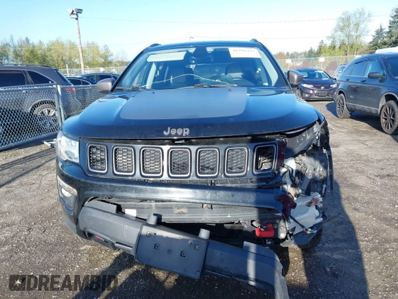 2018 Jeep Compass Trailhawk with VIN 3C4NJDDB1JT234867, listed as a IAAI auction lot 41996425 with 103,567 mi miles and . Bid and sale history available at carsss.com. Image 12.