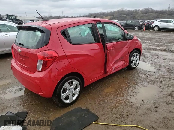2020 Chevrolet Spark LS with VIN KL8CB6SA8LC400058, listed as a Copart auction lot 48338095 with 89,556 mi miles and Salvage Title. Bid and sale history available at DreamBid. Image 13.