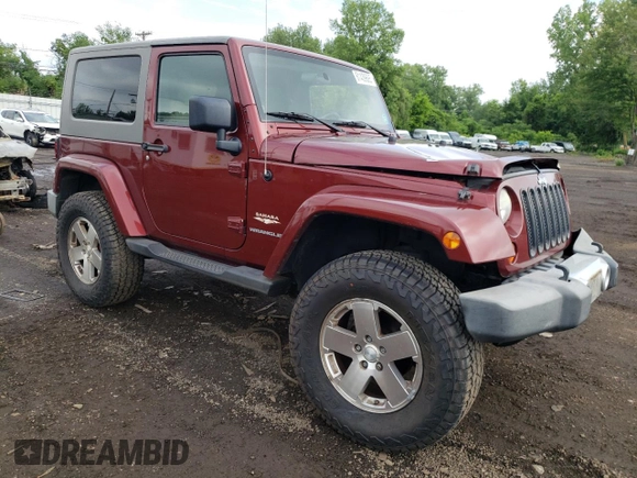 2008 Jeep Wrangler Sahara with VIN 1J4FA54178L566037, listed as a Copart auction lot 61439685 with 115,812 mi miles and Salvage title. Bid and sale history available at DreamBid. Image 4.