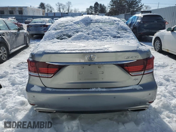 2017 Lexus LS 460 with VIN JTHCL5EF7H5027577, listed as a Copart auction lot 45211675 with 38,802 mi miles and Salvage title. Bid and sale history available at DreamBid. Image 6.