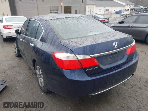 2013 Honda Accord LX z VIN 1HGCR2F36DA170820, wystawiony jako IAAI lot #41054702 z przebiegiem 93 700 mil mil oraz . Historia ofert i sprzedaży dostępna na DreamBid. Obrazek 3.