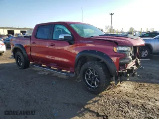 2019 Chevrolet Silverado 1500 LT with VIN 1GCUYDED1KZ110647, listed as a Copart auction lot 46608275 with 51,236 mi miles and Salvage Title. Bid and sale history available at carsss.com. Image 4.