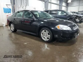 2016 Chevrolet Impala LT with VIN 2G1WB5E37G1102357, listed as a Copart auction lot 45478315 with 191,530 mi miles and Salvage Title. Bid and sale history available at DreamBid. Image 4.