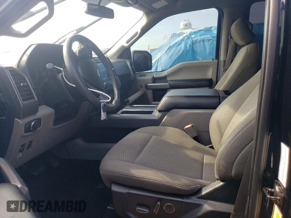 2018 Ford F-150 XL with VIN 1FTEW1E59JFA28618, listed as a Copart auction lot 56307174 with 114,609 mi miles and Salvage Title. Bid and sale history available at carsss.com. Image 7.