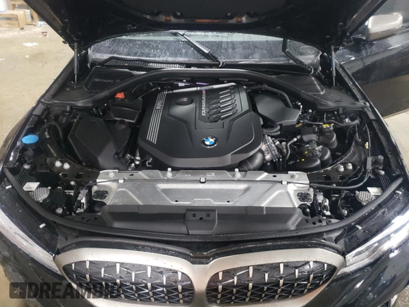 2022 BMW 3 Series M340i xDrive with VIN 3MW5U9J00N8C32315, listed as a Copart auction lot 72268484 with 37,081 mi miles and Salvage Title. Bid and sale history available at carsss.com. Image 11.