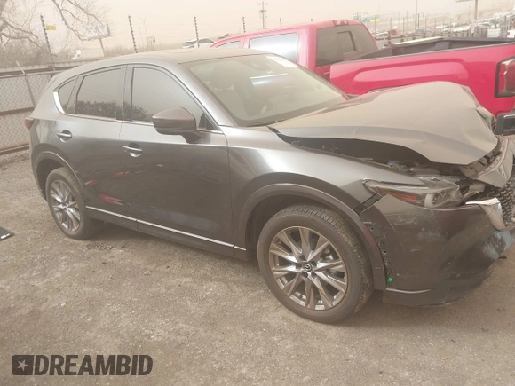 2024 Mazda CX-5 2.5 S Premium Package with VIN JM3KFBDL5R0422891, listed as a IAAI auction lot 41801320 with 1 mi miles. Bid and sale history available at carsss.com. Image 12.