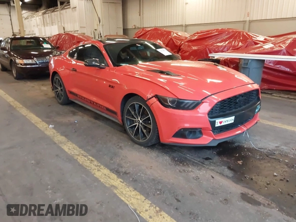 2016 Ford Mustang EcoBoost with VIN 1FA6P8TH2G5277323, listed as a IAAI auction lot 41074053 with 102,789 mi miles. Bid and sale history available at carsss.com. Image 1.