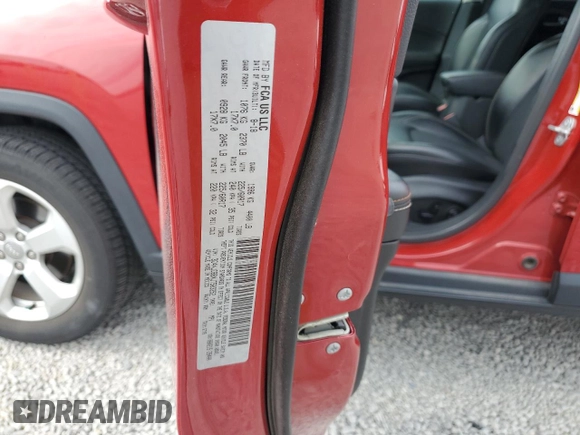 2018 Jeep Compass Altitude with VIN 3C4NJCBBXJT503252, listed as a Copart auction lot 54716095 with 72,889 mi miles and Salvage title. Bid and sale history available at DreamBid. Image 12.