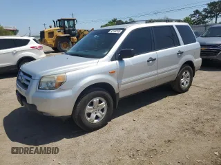 2006 Honda Pilot LX z VIN 2HKYF18176H549033, wystawiony jako Copart lot #52168705 z przebiegiem 212 669 mil mil oraz Szkoda całkowita • Salvage title. Historia ofert i sprzedaży dostępna na DreamBid. Obrazek 1.