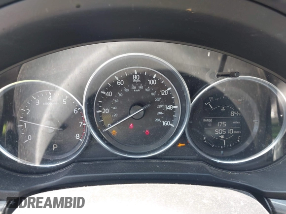 2017 Mazda CX-5 Grand Touring with VIN JM3KFBDL6H0200830, listed as a IAAI auction lot 42005145 with 90,510 mi miles. Bid and sale history available at carsss.com. Image 7.