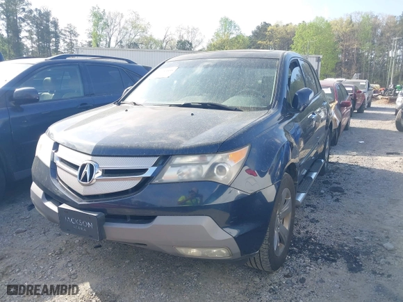 2009 Acura MDX Sport/Pwr Tail Gate with VIN 2HNYD28769H504947, listed as a IAAI auction lot 41953558 with 265,294 mi miles. Bid and sale history available at carsss.com. Image 2.