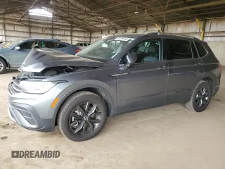 2024 Volkswagen Tiguan SE with VIN 3VVNB7AX3RM114137, listed as a Copart auction lot 53078155 with 11,848 mi miles and Salvage Title. Bid and sale history available at DreamBid. Image 1.