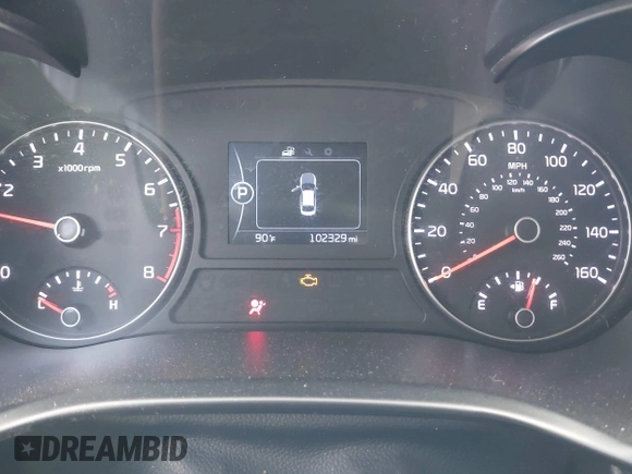 2017 Kia Optima LX with VIN 5XXGT4L39HG140691, listed as a IAAI auction lot 42545243 with 102,329 mi miles and . Bid and sale history available at DreamBid. Image 7.