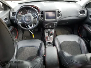 2019 Jeep Compass Trailhawk with VIN 3C4NJDDB5KT795347, listed as a Copart auction lot 57111655 with 78,010 mi miles and Salvage title. Bid and sale history available at DreamBid. Image 8.