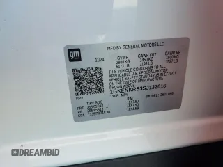 2025 GMC Acadia FWD Elevation z VIN 1GKENKRS3SJ132016, wystawiony jako Copart lot #54262725 z przebiegiem 7 205 mil mil oraz Czysty tytuł • Clean title. Historia ofert i sprzedaży dostępna na DreamBid. Obrazek 14.