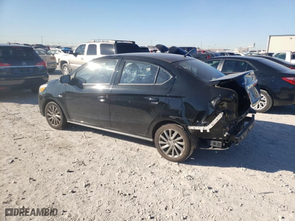 2019 Mitsubishi Mirage G4 SE with VIN ML32F4FJ6KHF05758, listed as a Copart auction lot 80704674 with 116,434 mi miles and Salvage Title. Bid and sale history available at carsss.com. Image 2.
