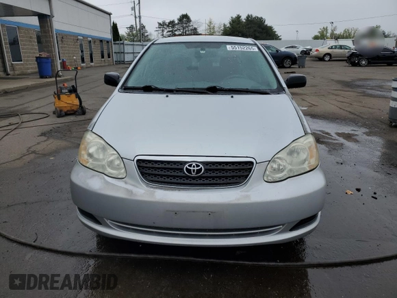 2006 Toyota Corolla CE with VIN JTDBR32E660082527, listed as a Copart auction lot 55152265 with 181,703 mi miles and Salvage Title. Bid and sale history available at DreamBid. Image 5.