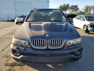 2005 BMW X5 4.4i with VIN 5UXFB53535LV14454, listed as a Copart auction lot 76553064 with 146,437 mi miles and Clean Title. Bid and sale history available at carsss.com. Image 5.