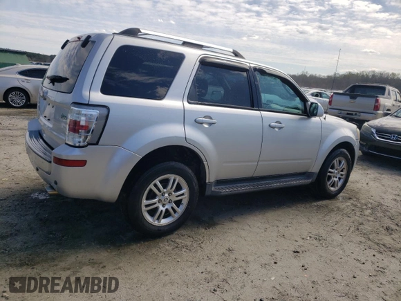 2010 Mercury Mariner Premier with VIN 4M2CN8HG9AKJ25139, listed as a Copart auction lot 46983424 with 196,403 mi miles and Salvage Title. Bid and sale history available at carsss.com. Image 3.