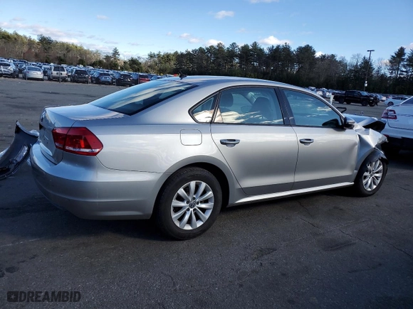 2012 Volkswagen Passat S with VIN 1VWAP7A31CC052061, listed as a Copart auction lot 49128495 with 161,271 mi miles and Non Repairable. Bid and sale history available at carsss.com. Image 3.
