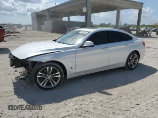 2017 BMW 4 Series 430i xDrive with VIN WBA4F9C36HG813000, listed as a Copart auction lot 56904945 with 66,757 mi miles and Salvage title. Bid and sale history available at DreamBid. Image 1.