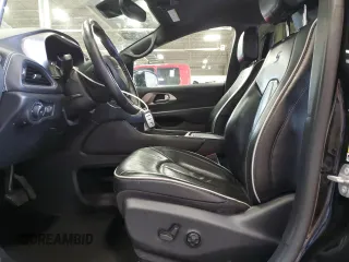 2021 Chrysler Pacifica Hybrid Limited with VIN 2C4RC1S73MR572870, listed as a Copart auction lot 55426655 with 92,436 mi miles and Salvage title. Bid and sale history available at DreamBid. Image 7.