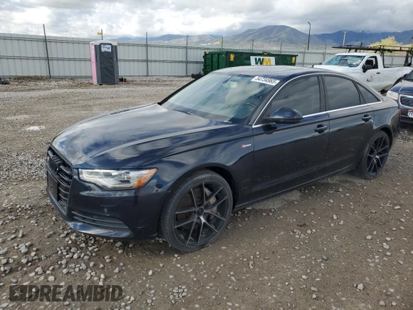 2013 Audi A6 Premium Plus z VIN WAUGGAFC0DN016027, wystawiony jako Copart lot #54734965 z przebiegiem Nie podano mil oraz Czysty tytuł • Clean title. Historia ofert i sprzedaży dostępna na DreamBid. Obrazek 1.