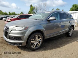 2012 Audi Q7 Premium Plus with VIN WA1LGAFE4CD000267, listed as a Copart auction lot 61656055 with 174,625 mi miles and Clean title. Bid and sale history available at DreamBid. Image 1.