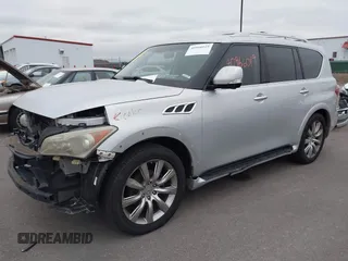 2011 Infiniti QX56 7-passenger with VIN JN8AZ2NF9B9501104, listed as a IAAI auction lot 40966019 with 167,227 mi miles and . Bid and sale history available at DreamBid. Image 19.