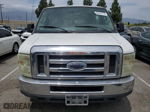 2008 Ford Econoline Passenger XL with VIN 1FBSS31L58DA91854, listed as a Copart auction lot 55474115 with 388,178 mi miles and Salvage title. Bid and sale history available at DreamBid. Image 5.