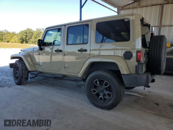 2018 Jeep Wrangler JK Unlimited Sahara with VIN 1C4BJWEGXJL889159, listed as a Copart auction lot 76523774 with 77,528 mi miles and Salvage Title. Bid and sale history available at carsss.com. Image 2.