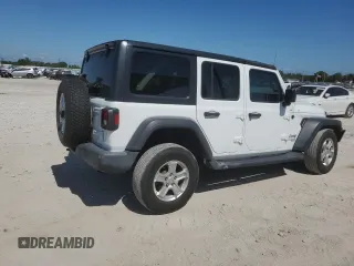 2019 Jeep Wrangler Unlimited Sport S z VIN 1C4HJXDNXKW521919, wystawiony jako Copart lot #57626355 z przebiegiem 48 202 mil mil oraz Szkoda całkowita • Salvage title. Historia ofert i sprzedaży dostępna na DreamBid. Obrazek 3.