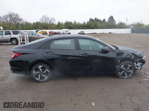 2023 Hyundai Elantra SEL with VIN KMHLS4AGXPU551660, listed as a IAAI auction lot 41174276 with 58,025 mi miles and . Bid and sale history available at DreamBid. Image 14.