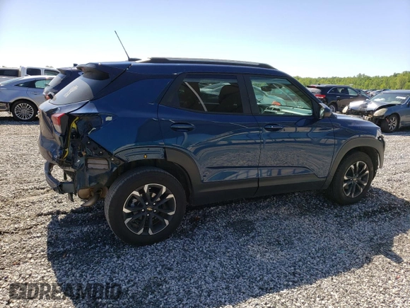 2021 Chevrolet TrailBlazer LT with VIN KL79MPS27MB146308, listed as a Copart auction lot 48870943 with 38,814 mi miles. Bid and sale history available at carsss.com. Image 3.