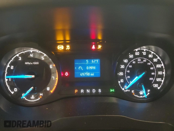2022 Ford Ranger XL with VIN 1FTER4FH4NLD09279, listed as a Copart auction lot 57230795 with 49,798 mi miles and Salvage title. Bid and sale history available at DreamBid. Image 9.