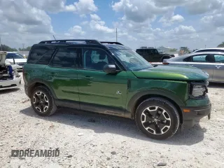 2024 Ford Bronco Sport Outer Banks with VIN 3FMCR9C61RRE65855, listed as a Copart auction lot 63119495 with 9,794 mi miles and Salvage title. Bid and sale history available at DreamBid. Image 4.