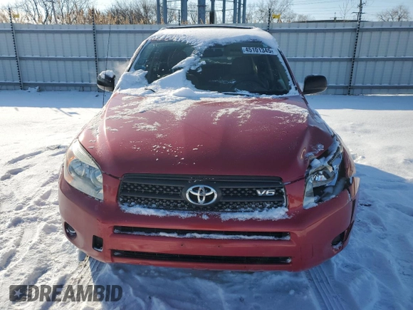 2006 Toyota RAV4 with VIN JTMZK33V165000949, listed as a Copart auction lot 45101345 with 217,342 mi miles and Salvage Title. Bid and sale history available at carsss.com. Image 5.