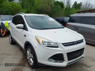 2014 Ford Escape Titanium with VIN 1FMCU0JX7EUB00220, listed as a IAAI auction lot 41945725 with 162,385 mi miles. Bid and sale history available at carsss.com. Image 1.