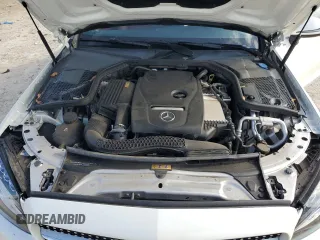 2017 Mercedes-Benz C 300 with VIN WDDWK4JB6HF520973, listed as a Copart auction lot 85326424 with 34,825 mi miles and Salvage Title. Bid and sale history available at DreamBid. Image 12.