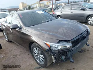 2017 Infiniti Q50 3.0t Premium with VIN JN1EV7AP3HM737017, listed as a IAAI auction lot 41473423 with 75,902 mi miles. Bid and sale history available at carsss.com. Image 1.