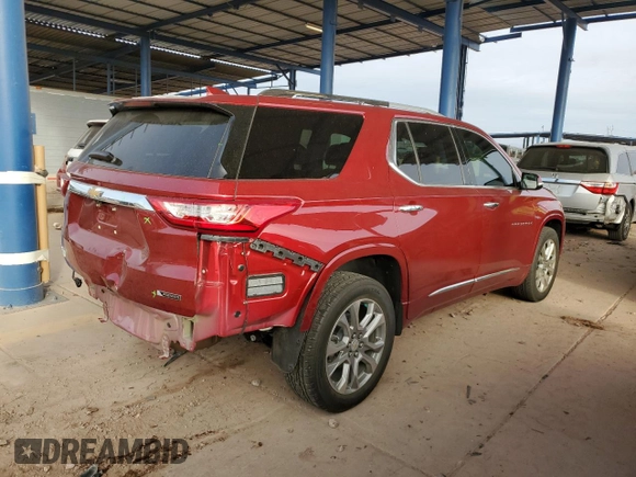 2018 Chevrolet Traverse Premier with VIN 1GNERKKW4JJ141004, listed as a Copart auction lot 44819645 with 26,175 mi miles and Salvage Title. Bid and sale history available at carsss.com. Image 3.