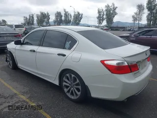 2014 Honda Accord Sedan Sport with VIN 1HGCR2F51EA068845, listed as a IAAI auction lot 41885619 with 201,542 mi miles. Bid and sale history available at carsss.com. Image 3.