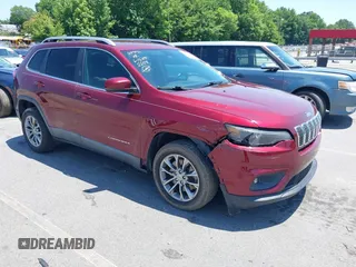 2019 Jeep Cherokee Latitude Plus with VIN 1C4PJLLB6KD332658, listed as a IAAI auction lot 42563914 with 81,435 mi miles and . Bid and sale history available at DreamBid. Image 1.