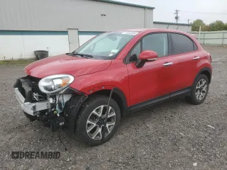 2017 FIAT 500X Trekking with VIN ZFBCFYCB1HP616870, listed as a Copart auction lot 75265504 with 77,207 mi miles and Salvage title. Bid and sale history available at DreamBid. Image 1.