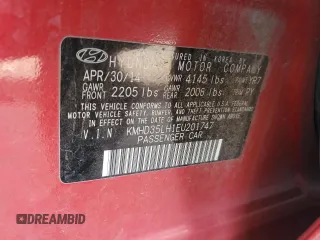 2014 Hyundai Elantra GT with VIN KMHD35LH1EU201747, listed as a Copart auction lot 52236025 with 65,268 mi miles and Salvage Title. Bid and sale history available at carsss.com. Image 12.