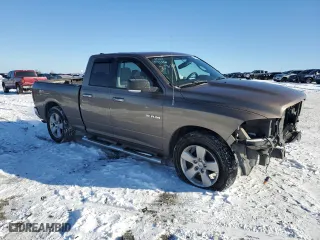 2010 Dodge Ram 1500 SLT with VIN 1D7RB1GP8AS127116, listed as a Copart auction lot 46062355 with 106,546 mi miles and Salvage Title. Bid and sale history available at carsss.com. Image 4.