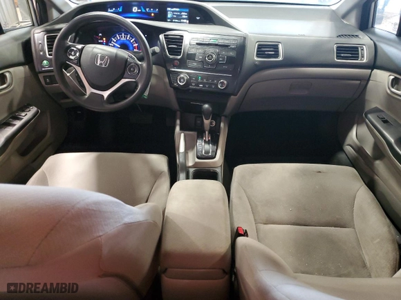2013 Honda Civic Sdn LX with VIN 2HGFB2F58DH581270, listed as a Copart auction lot 50869375 with 71,286 mi miles and Salvage Title. Bid and sale history available at carsss.com. Image 8.